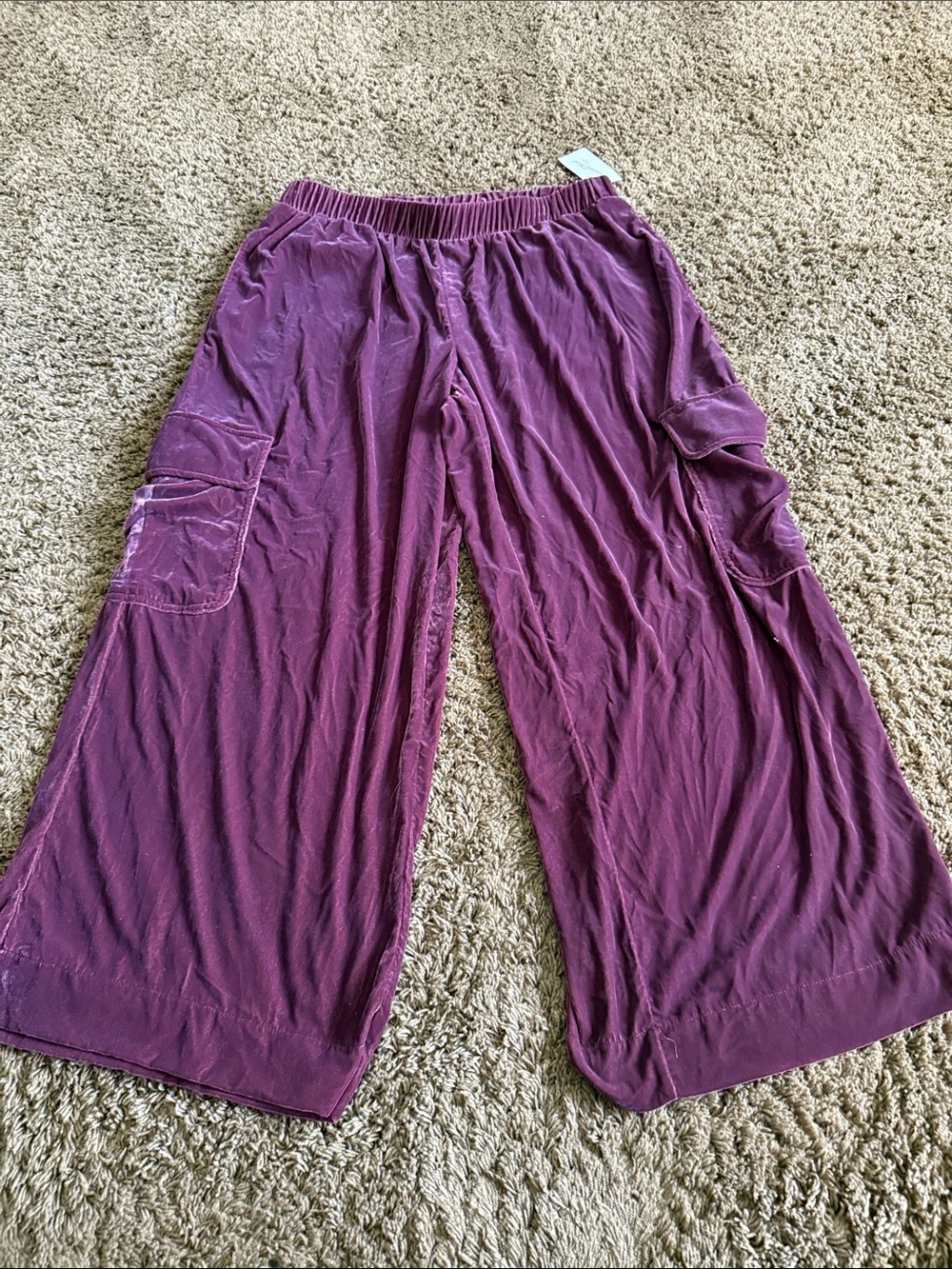 Universal Thread Women's Wide-Leg Purple Lounge Pants